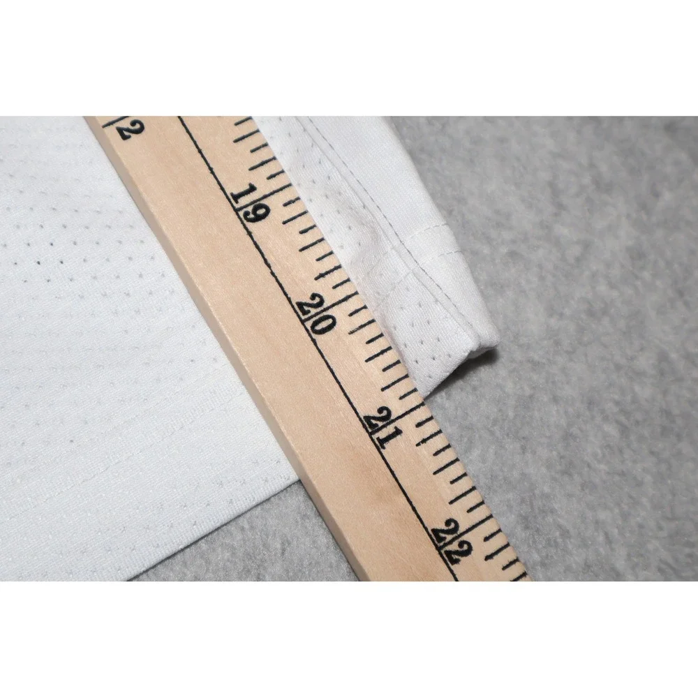 Under Armour Athletic Shorts Mens 2XL White HeatGear Mesh Loose Fit Gym Training